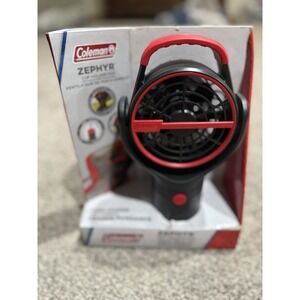 New Coleman Zephyr Cup Holder Fan Camping Outdoor Portable